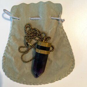 Indigo Unveiled Amethyst Pendant